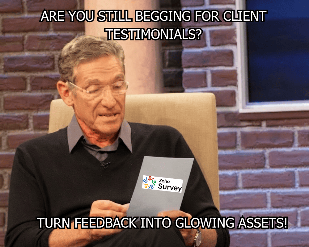 Zoho Survey: Collect Client Reviews, Testimonials, and Feedback Automatically 